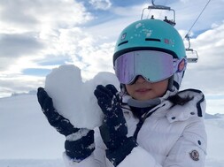 Skifahren und Französisch lernen für Kinder von Les Elfes