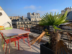 Dachterrasse Paris Sprachschule