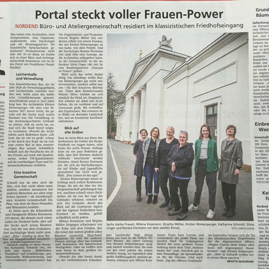 Artikel in der FNP 01.04.22